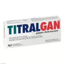 TITRALGAN Smärtstillande tabletter, 20 st