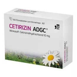 CETIRIZIN ADGC Filmdragerade tabletter, 100 st