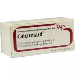 CALCIRETARD Gastroke -resistenta dragees, 50 st