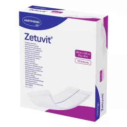 ZETUVIT Absorberande kompresser sterila 20x20 cm, 15 st