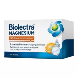 BIOLECTRA Magnesium 365 mg fortissimum Orange, 40 st