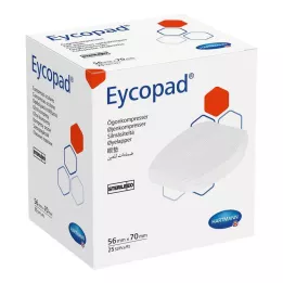 EYCOPAD Ögonkompresser 56x70 mm sterila, 25 st
