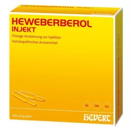 HEWEBERBEROL Injicera ampulor, 100 st