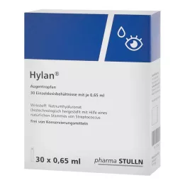 HYLAN 0,65 ml ögondroppar, 30 st