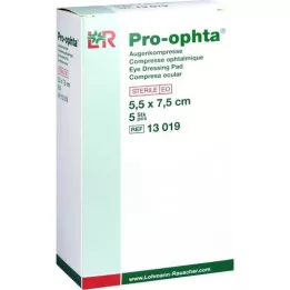 PRO-OPHTA Comress 5.5x7,5 cm Sterile, 5 st