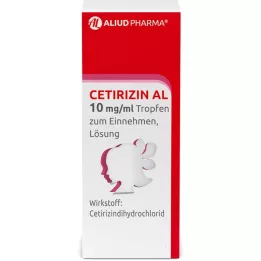 Cetirinin Al 10 mg / ml droppar att ta, 10 ml