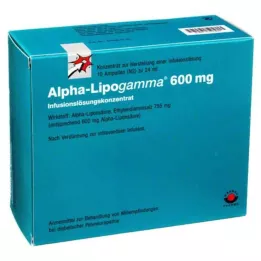 ALPHA-LIPOGAMMA 600 mg infusionslösningskoncentrat, 10X24 ml