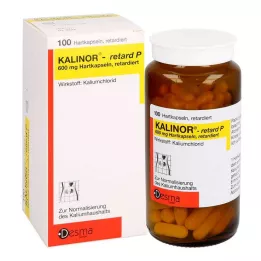 KALINOR retard P 600 mg hårda kapslar, 100 st