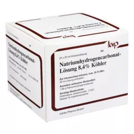 NATRIUMHYDROGENCARBONAT-Lösning 8,4% Köhler, 25X20 ml