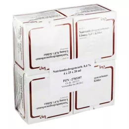 NATRIUMHYDROGENCARBONAT-Lösning 8,4% Köhler, 100X20 ml