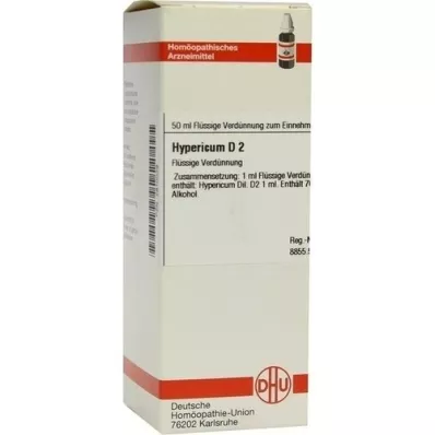 HYPERICUM D 2 -utspädning, 50 ml