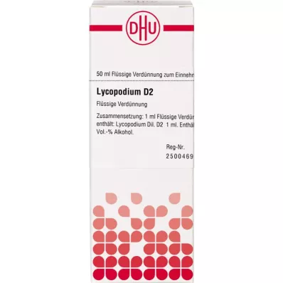 LYCOPODIUM D2 Spädning, 50 ml