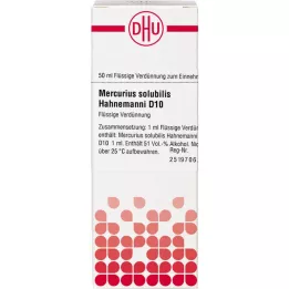 MERCURIUS SOLUBILIS Hahnemanni d 10 utspädning, 50 ml
