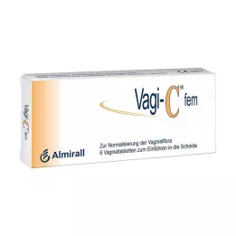 VAGI C Fem Vaginaltabletter, 6 st