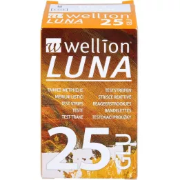 WELLION LUNA Blodsockertestremsor, 25 st