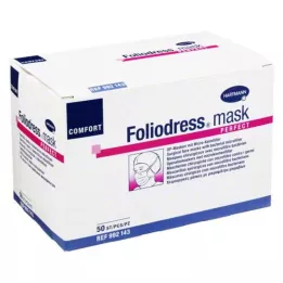 FOLIODRESS mask Comfort perfect green OP-Masker, 50 st