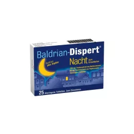 BALDRIAN DISPERT Natt att somna üb.Tabletter, 25 st