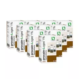 PROCAIN-Loges 1% injektionsflaska, 10X100 ml