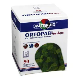 ORTOPAD för pojkar regelbunden ögonkapacitet gips, 50 st
