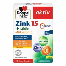 DOPPELHERZ Zink+Histidin Depottabletter aktiva, 30 st