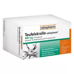 TEUFELSKRALLE-RATIOPHARM Filmdragerade tabletter, 200 st