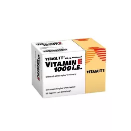 VITAGUTT Vitamin E 1000 mjuka kapslar, 60 st