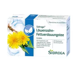 SIDROGA Maskros tefilterpåsar, 20X1,5 g