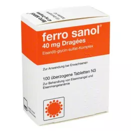 FERRO SANOL dragerade tabletter, 100 st