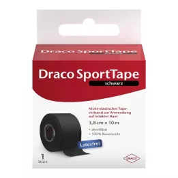 DRACO TAPEVERBAND 3,8 cmx10 m svart, 1 st