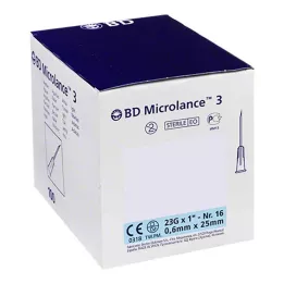 BD MICROLANCE Kanyl 23 G 1 0,6x25 mm, 100 st