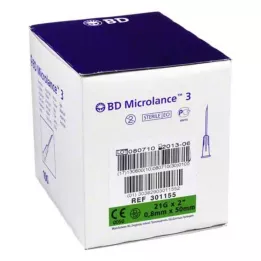 BD MICROLANCE Kanyl 21 G 2 0,8x50 mm, 100 st