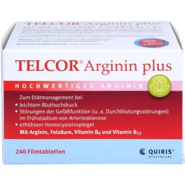 Telcor Arginine Plus Film tabletter, 240 st