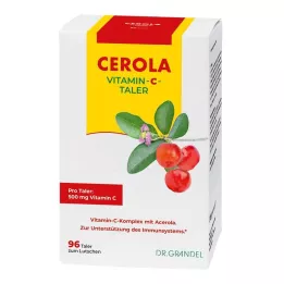 CEROLA Vitamin C Taler Grandel, 96 st
