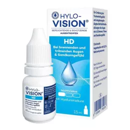 HYLO-VISION HD Ögondroppar, 15 ml
