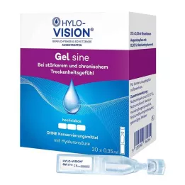 HYLO-VISION Gelsinus endospipetter, 20X0,35 ml