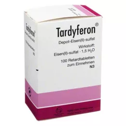 TARDYFERON Tabletter med fördröjd frisättning, 100 st