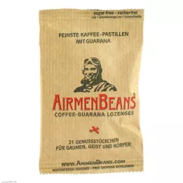 AIRMENBEANS finaste kaffepastiller med guarana, 21 stycken