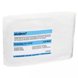 ALUDERM Komprimerar 10x10 cm, 50 st