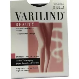Varilind Skönhet Pantyhose Black GR. 1, 1 st