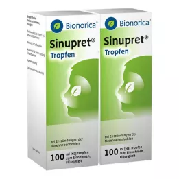 SINUPRET Droppar, 2X100 ml