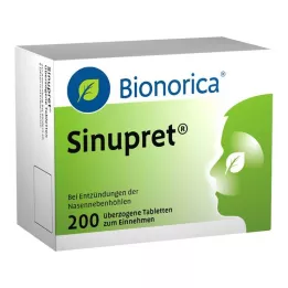SINUPRET dragerade tabletter, 200 st