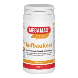 MEGAMAX Aufbaukost Chokladpulver, 500 g