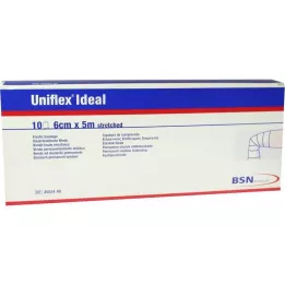 UNIFLEX Idealisk bindning 6 cmx5 m vit lös, 10 st