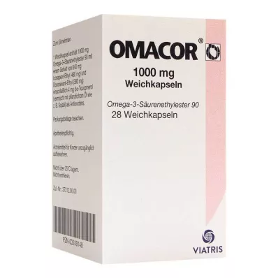 OMACOR 1 000 mg mjuka kapslar, 28 st OMACOR 1 000 mg mjuka kapslar, 28 st