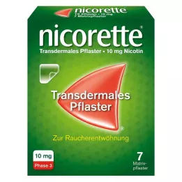 NICORETTE TX Plåster 10 mg, 7 st