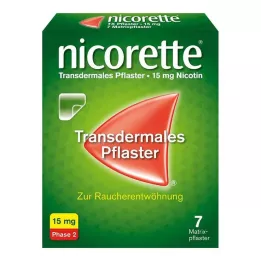 NICORETTE TX Plåster 15 mg, 7 st