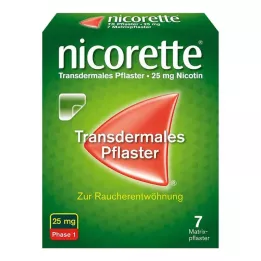 NICORETTE TX Plåster 25 mg, 7 st