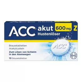 ACC akut 600 Z hostslemlösande brustabletter, 10 st