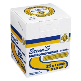 Erena steril gaskompress 5x5cm, 25x2 stycken