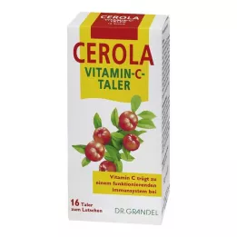 CEROLA Vitamin C Taler Grandel, 16 st